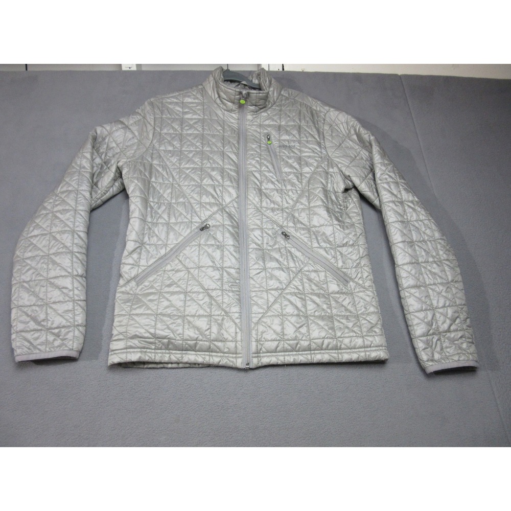 Gramicci Jacket Mens Small Gray Primaloft Quilted Insulated Puffer Technical